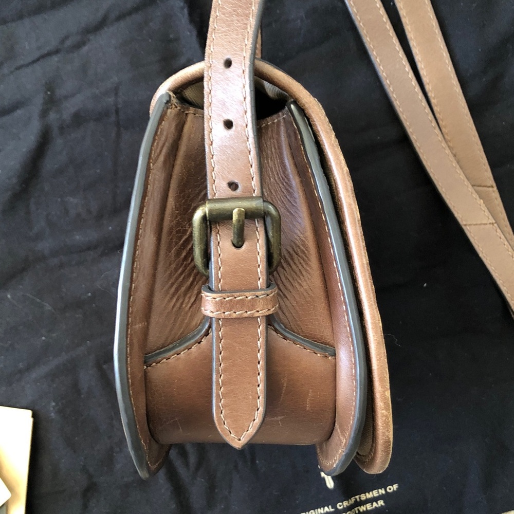 Frye Woven Leather Farrah Bold Weave Crossbody Bag with Tag Card Dust bag - Picture 5 of 16